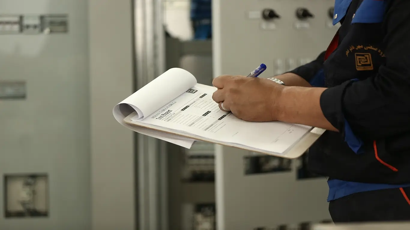 واحد کنترل کیفیت میهن تابلو فجر